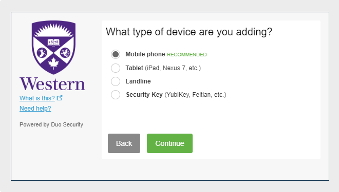 MFA Device Set Up